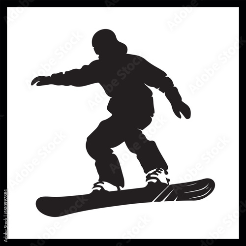 Snowboard jump clipart, extreme