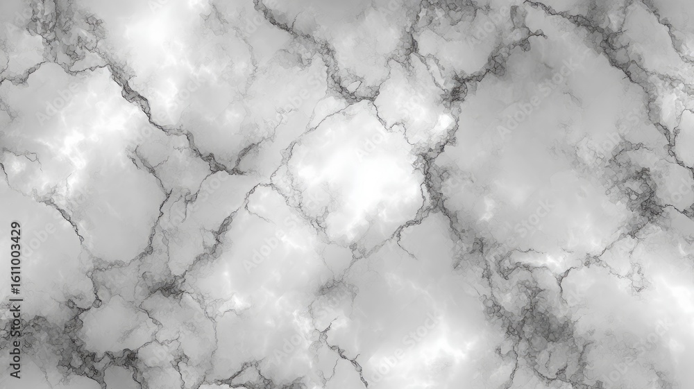 Fototapeta premium Monochrome cracked surface texture. Neural network AI generated