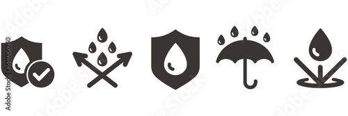 UntitledVector art of three wifi signal icons of varying strength, isolated on white background