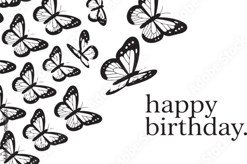 Dotted Butterfly Vector Pattern – Contemporary Side Profile Icons for Wallpaper and PrintDotted Butterfly Vector Pattern – Contemporary Side Profile Icons for Wallpaper and Print