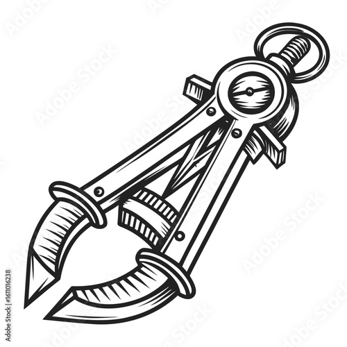 vector illustration of an airplane