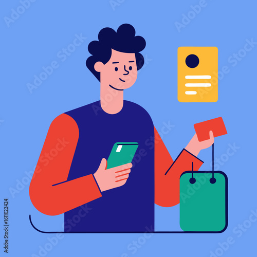 BNPL Mobile App User – Online Shopping Financing & Deferred Payment Solution

