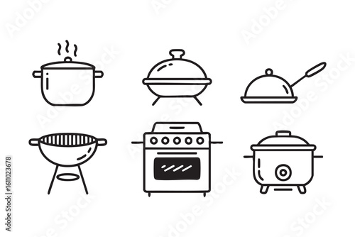 Kitchenware cooking appliances and utensils pots pans