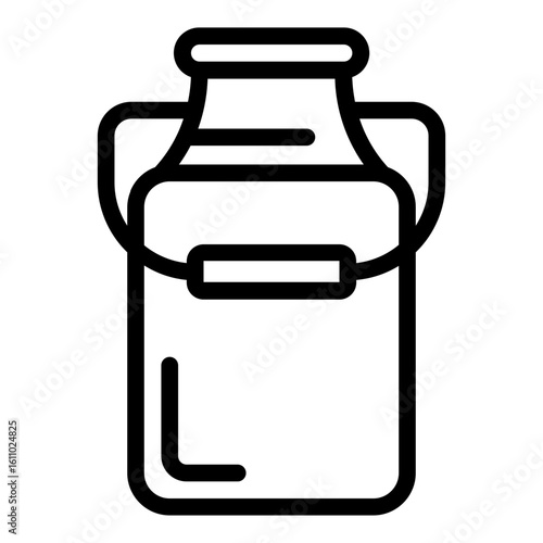 milk jar icon