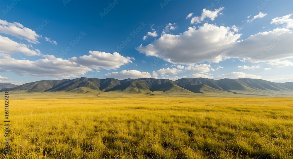 Fototapeta premium Natural Landscape of Prairie (Sunny)