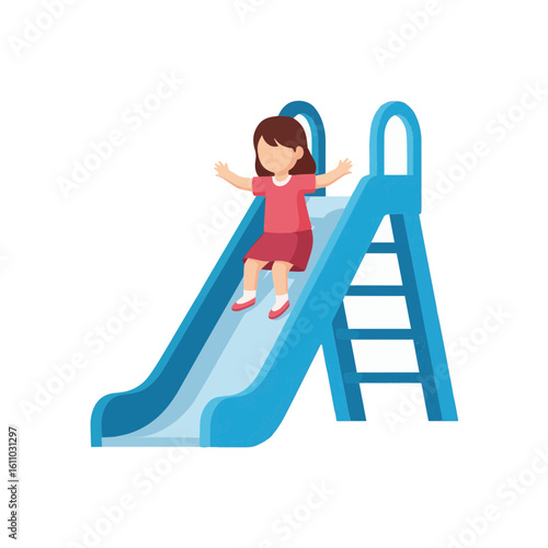 Girl with a Slide 