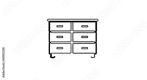 Monochrome simplicity: An abstract visual representation of complete darkness