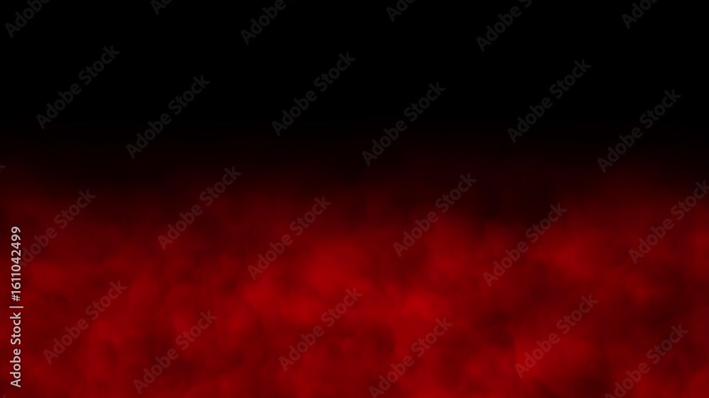 Red smoke isolated on green screen background chroma key alpha channel. Small White smoke isolated overlay. Red Fog Smoke Overlay on Black Background.