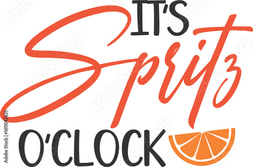 It's Spritz O'clock - German Aperol Design