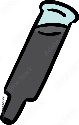 Illustration of fountain pen refill cartridge
