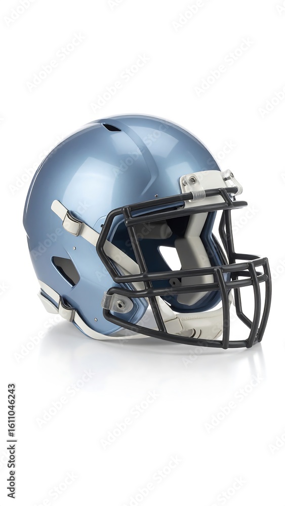 Fototapeta premium Blue football helmet, studio shot