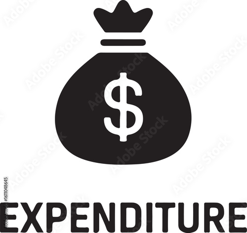 business icon expenditure  