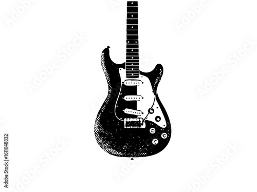 Vector Detailed vector of an electric guitar.