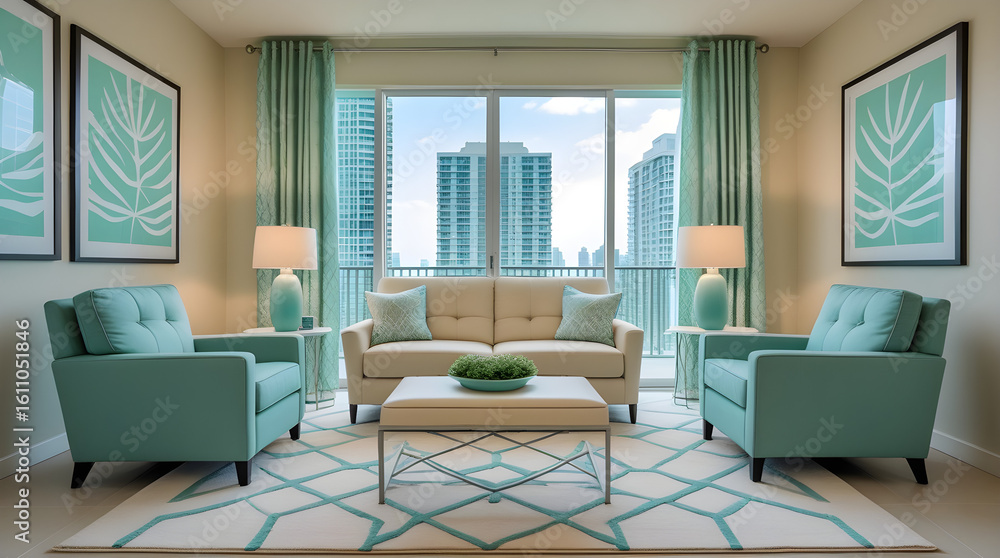 Fototapeta premium luxurious and peaceful room interior design 