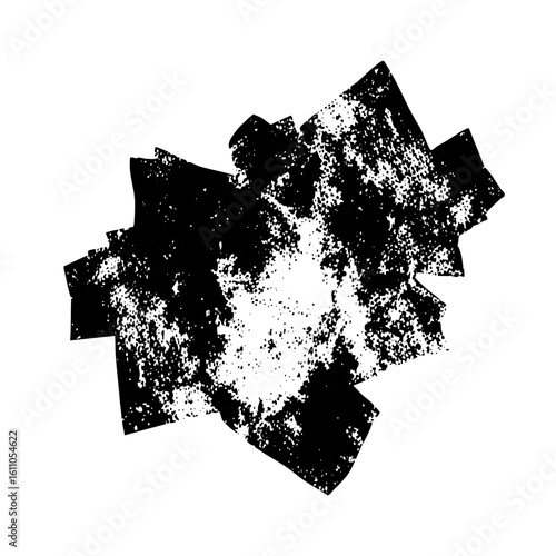 Vector Abstract fragmented shapes create a dynamic distressed .