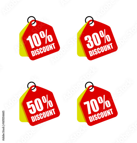 red sale labels
