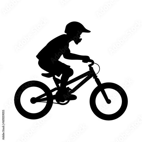 Minimal BMX vector, sport