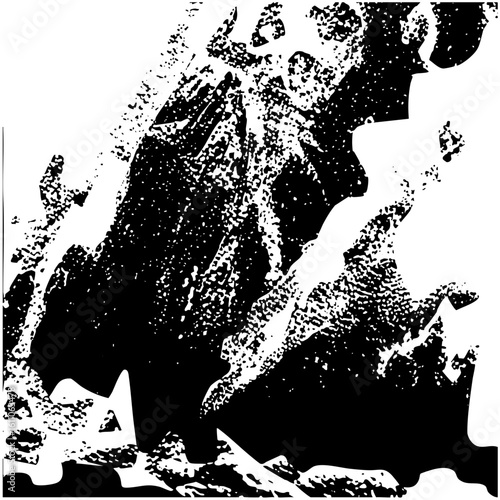 Vector Dynamic figure delivers a passionate speech with outstretched arms.