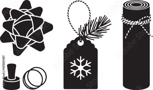 Christmas Gift Wrapping Accessories and Decorations