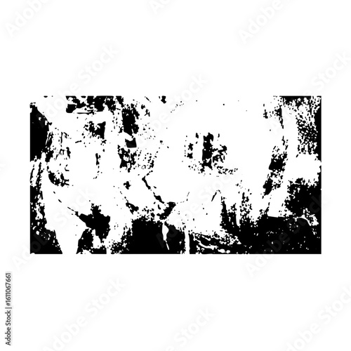 Vector Abstract figures interact within a dynamic fragmented composition.