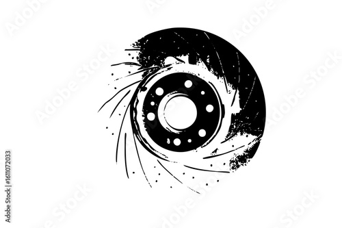 Vector Dynamic turbine with radiating lines