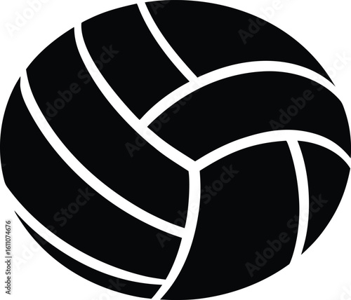 Volleyball icon. Vector of volleyball ball icon. Volley ball icon logo design vector
