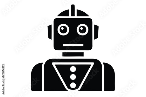 ai bot vector icon