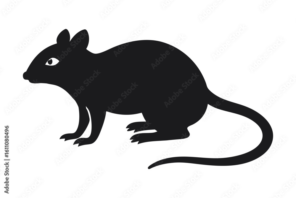 Obraz premium vector illustration of a squirrel