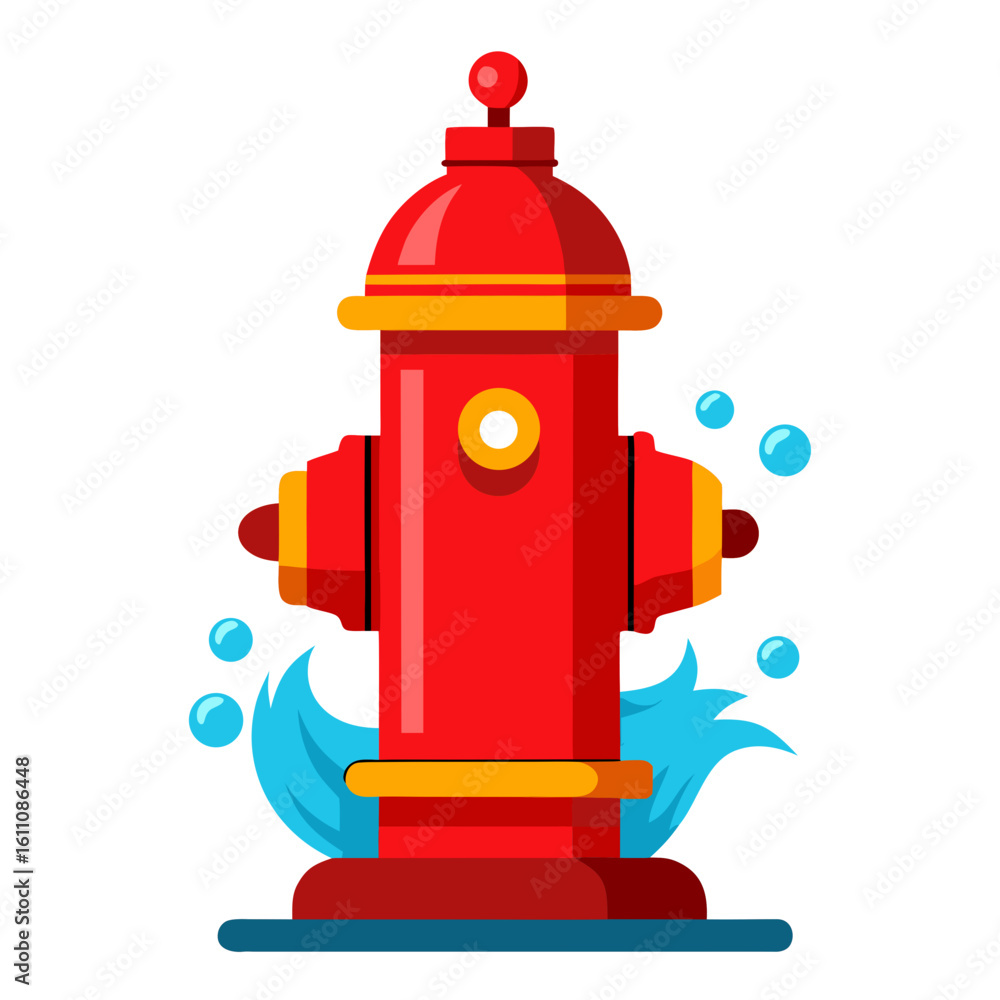 Fototapeta premium red fire hydrant