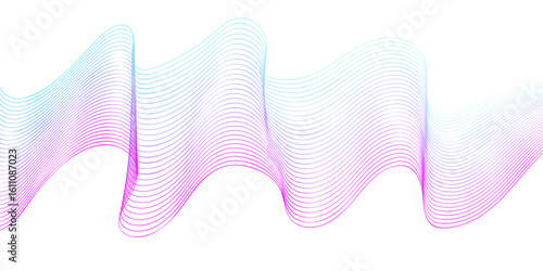 "Modern Abstract Wavy Striped Vector Background – Smooth Curved Lines and Seamless Wave Patterns for Elegant Digital Artwork, Minimalist Web Design, and Graphic Templates"
