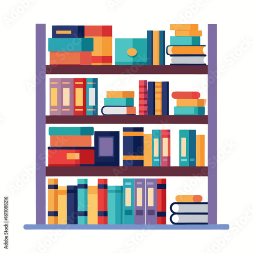 bookshelf with books