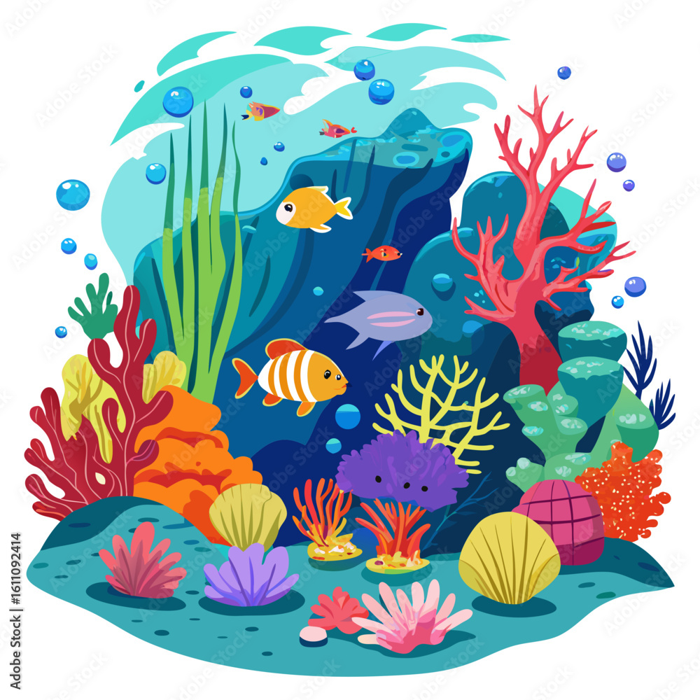 Obraz premium fish in aquarium