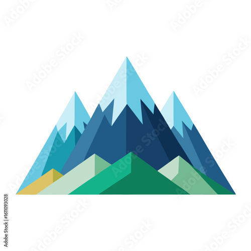 vector illustration of a mountain
