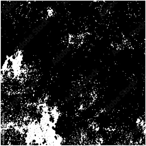 Vector Abstract splattered shapes create a distressed texture.