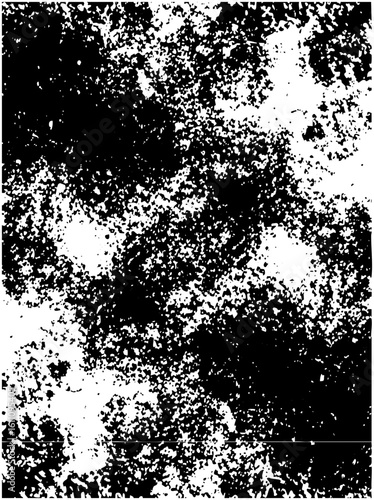 Vector Abstract speckled texture with dark shapes.
