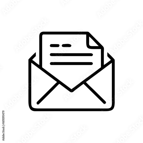 Newsletter campaign icon representing communication and audience engagement