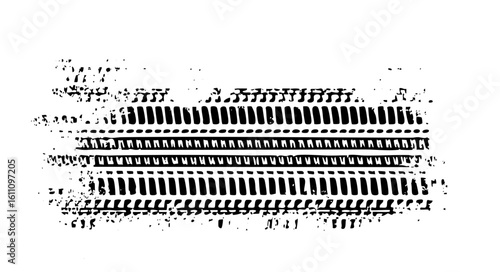 Vector Abstract tire track create a dynamic industrial .