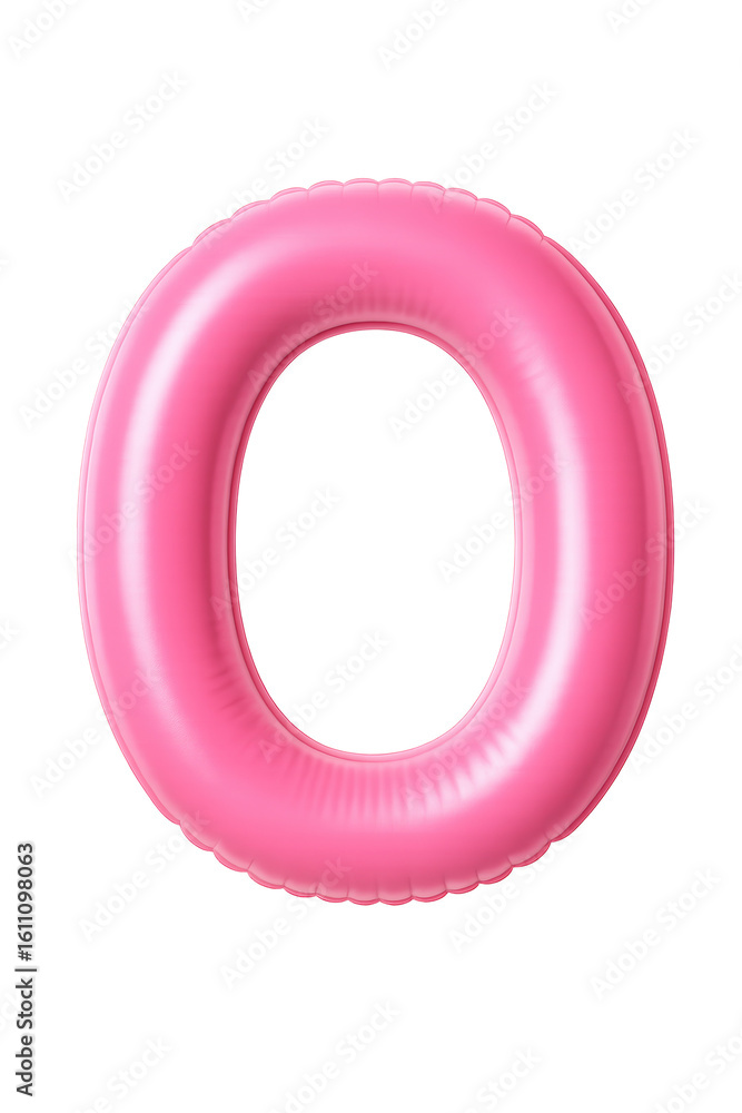 Pink inflatable letter o balloon isolated on white background party decoration font
Pink inflatable letter o balloon isolated on white background party decoration font