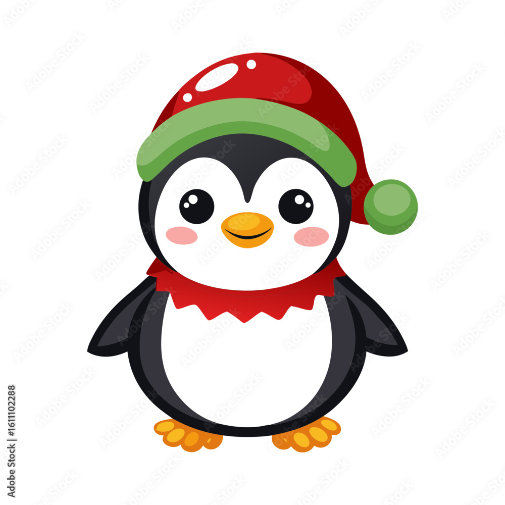 Fototapeta premium penguin vector, icon vector illustration, penguin silhouette of a penguin isolated on a white background, eps, png, svg, vector, 