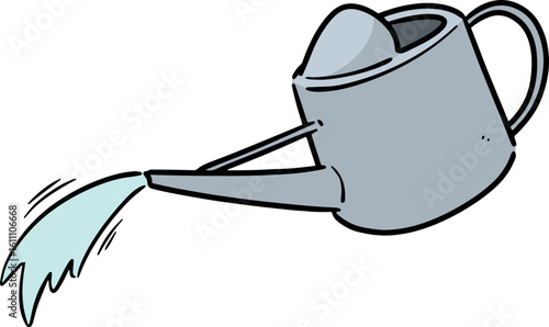 Illustration of watering can

