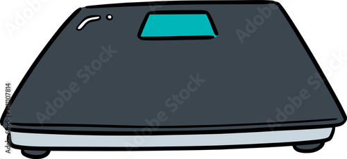 Illustration of weighing machine
