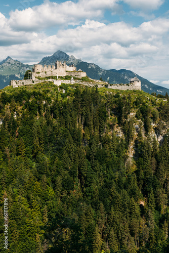 Historic Ehrenberg Castle in Reutte,Tyrol, Austria