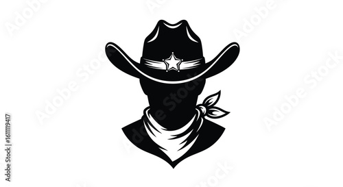 Cowboy Sheriff Silhouette