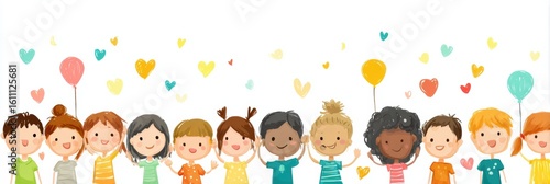 Inclusive Classroom Reward System Promoting Kindness and Growth With Diverse Children Celebrating Positivity and Achievements