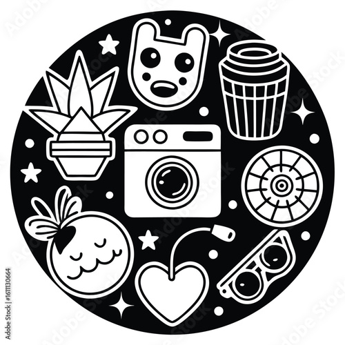 Comprehensive Icon Collection for Social Media Storytelling