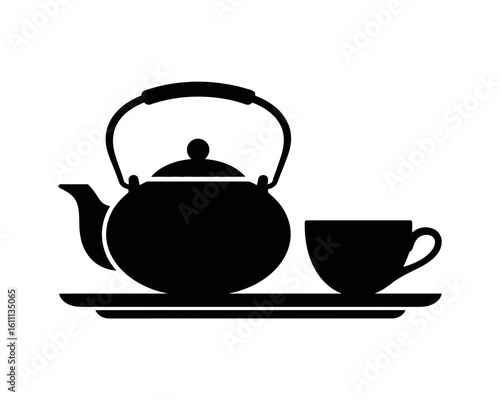 teapot and cup
