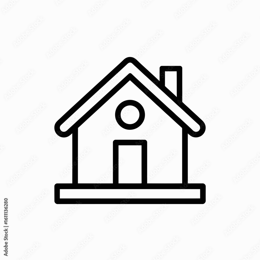 home icon on a white background home icon on a white background