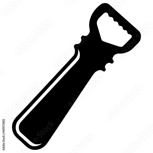 Vector bottle opener icon.