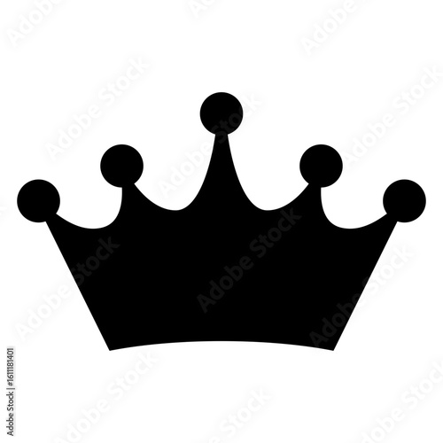 Silueta de corona real. Icono corona del rey