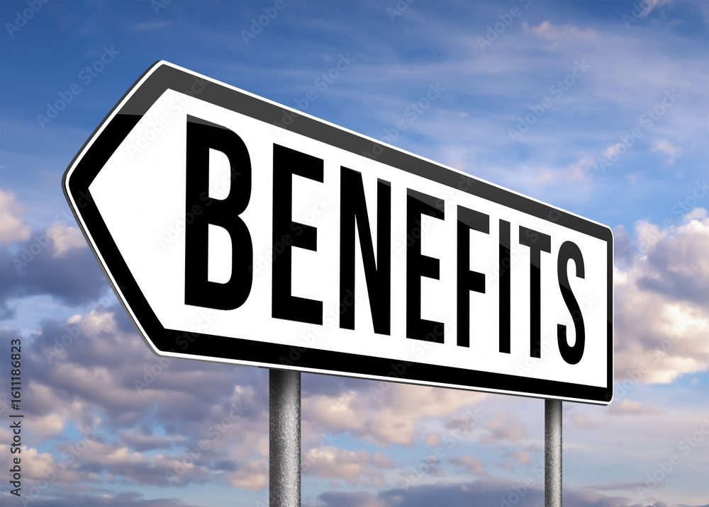 Obraz premium Benefits - Health, Wellness, and Financial Perks